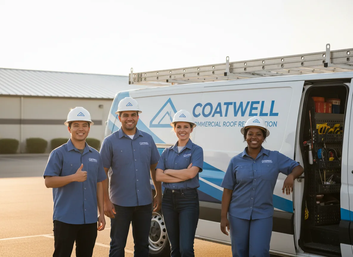 Commercial roof coating company in Marathon, WI